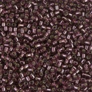 Miyuki delica beads 10/0 - Silver lined mauve DBM-1204